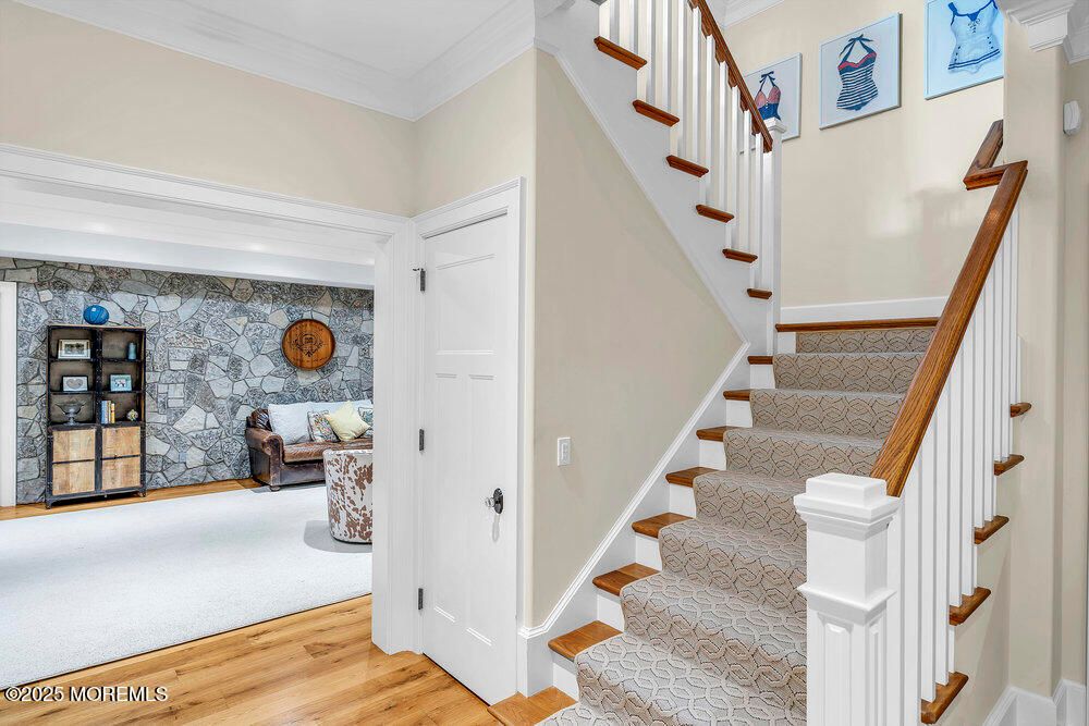 Interior, Stone Walls, Wood Texture Flooring