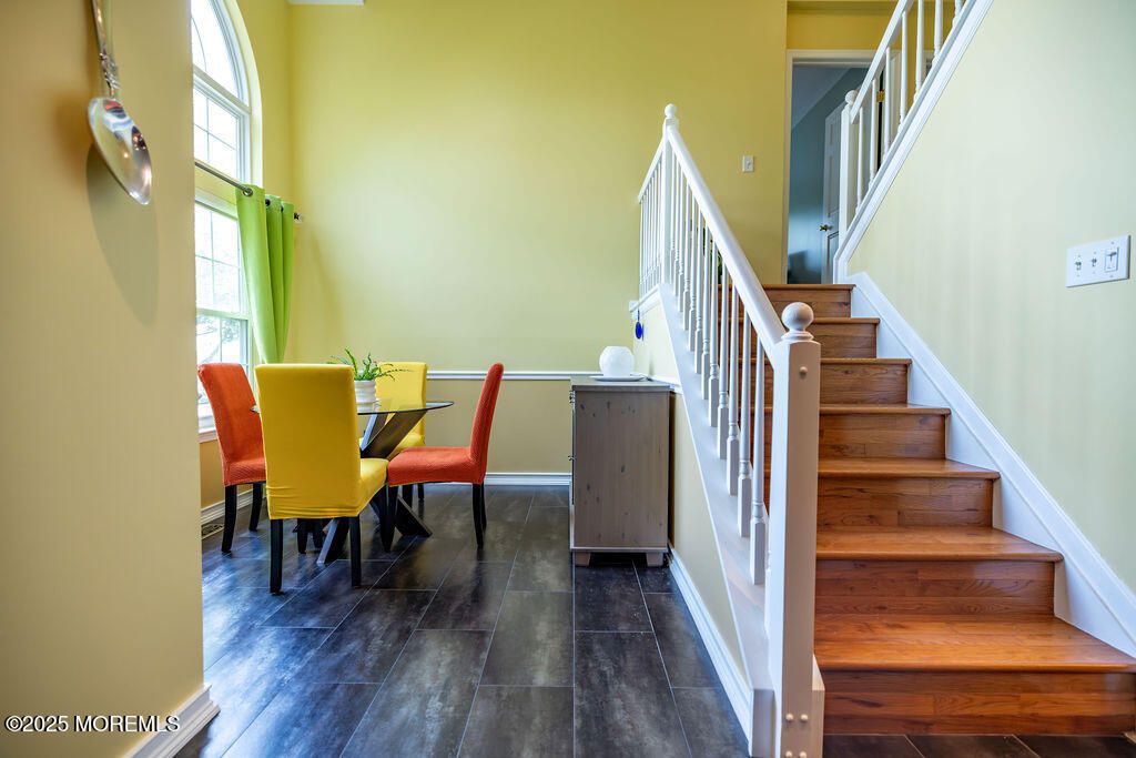 Dining room, Interior, Wood Texture Flooring