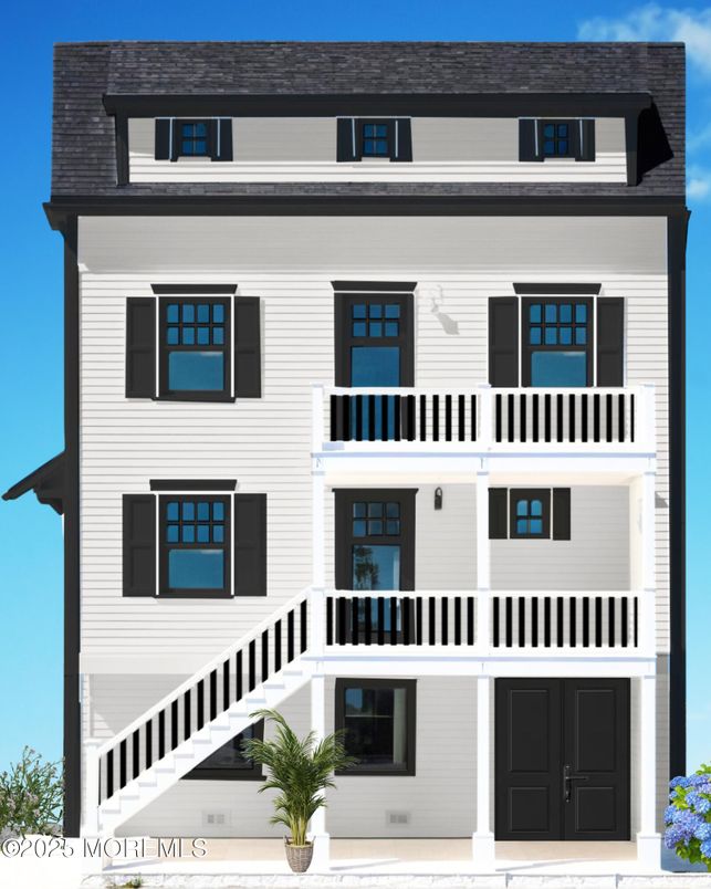 Exterior, Facade, Rowhouse
