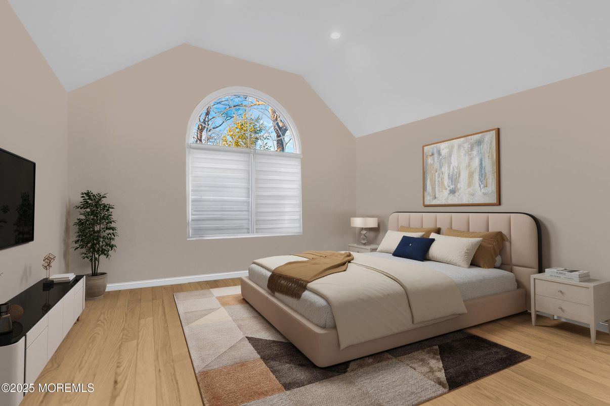 Bedroom, Interior, Wood Texture Flooring