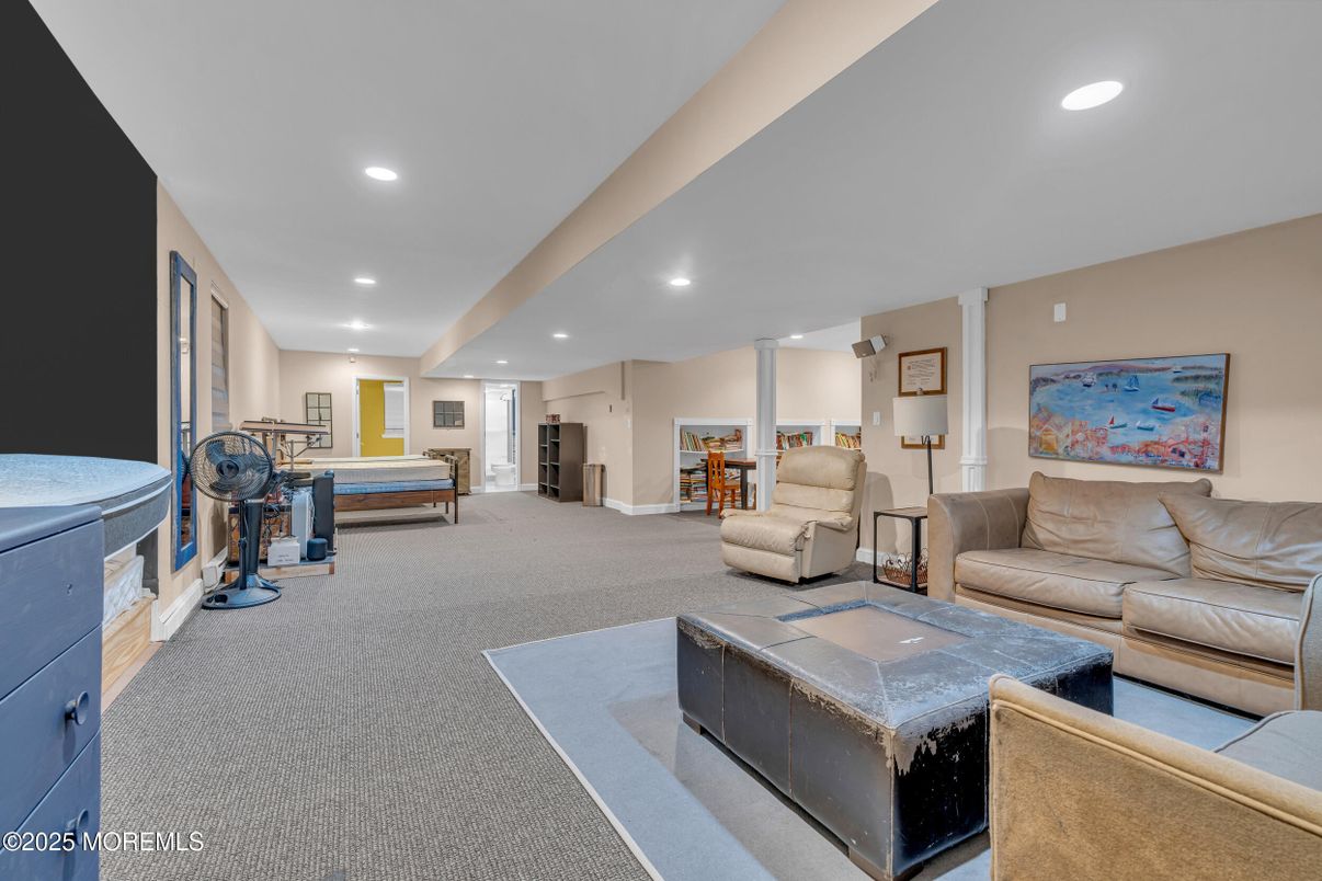 Interior, Living room, Recessed Lighting