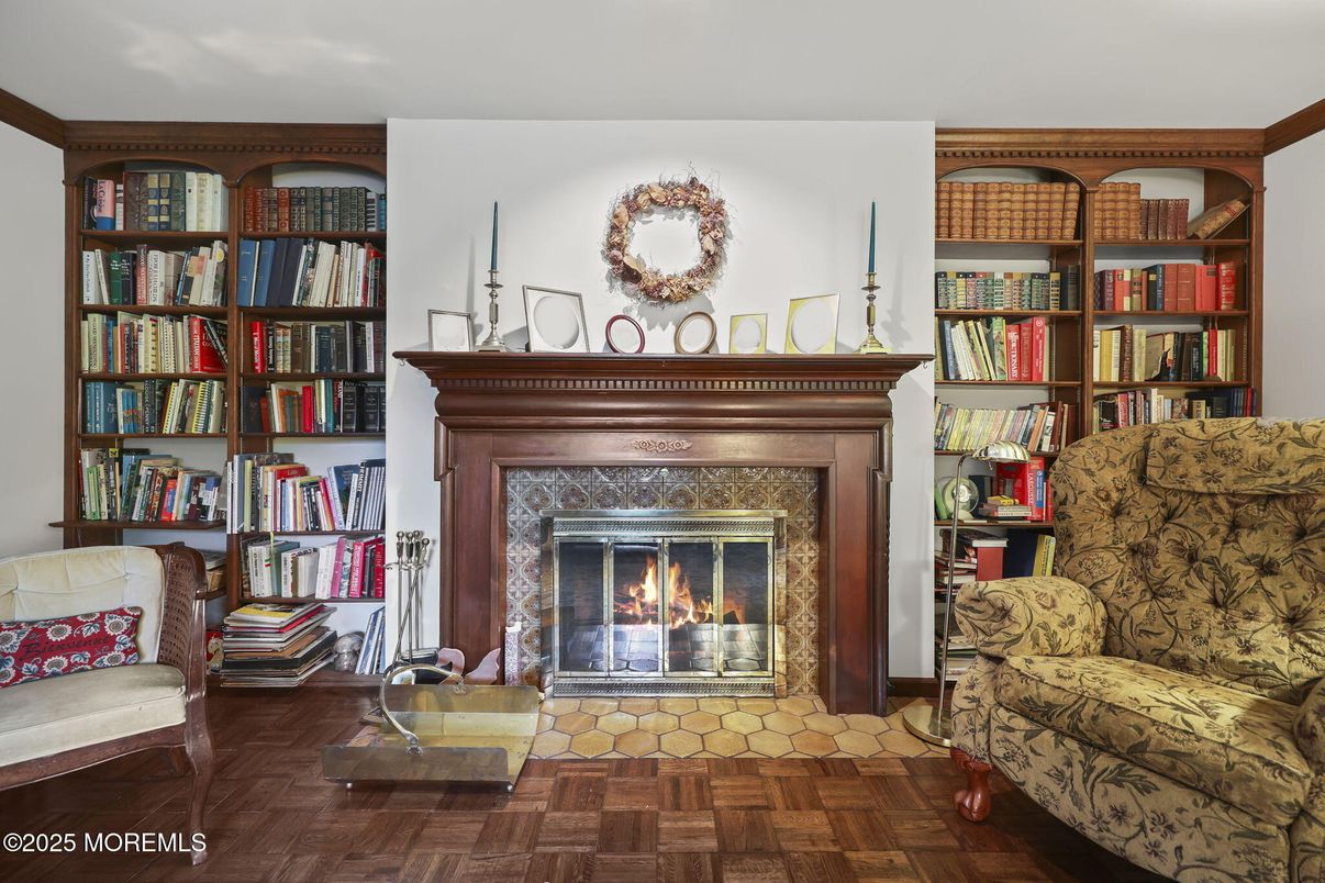 Fireplace, Interior, Wood Texture Flooring