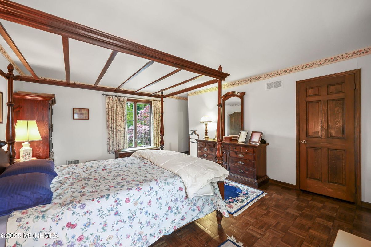 Bedroom, Interior, Wood Texture Flooring