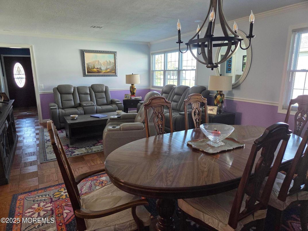 Chandelier, Dining room, Interior, Living room, Wood Texture Flooring