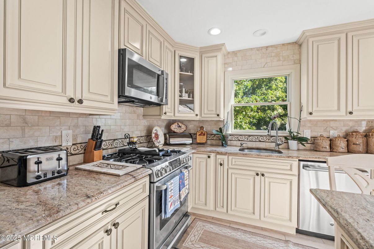 Interior, Kitchen, Recessed Lighting, Stainless Steel Appliances