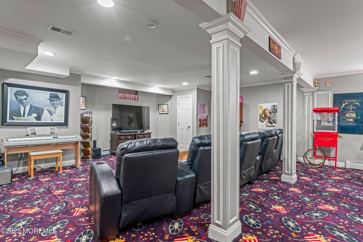 Home Theatre Room, Interior, Recessed Lighting, Theatre Room