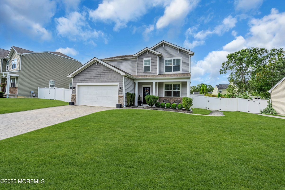 Attached, Backyard, Exterior, Facade, Farmhouse