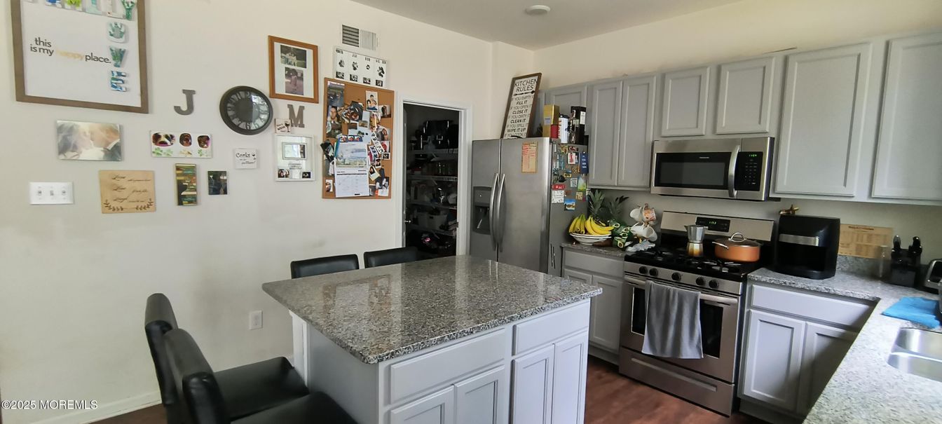 Interior, Kitchen, Wood Texture Flooring