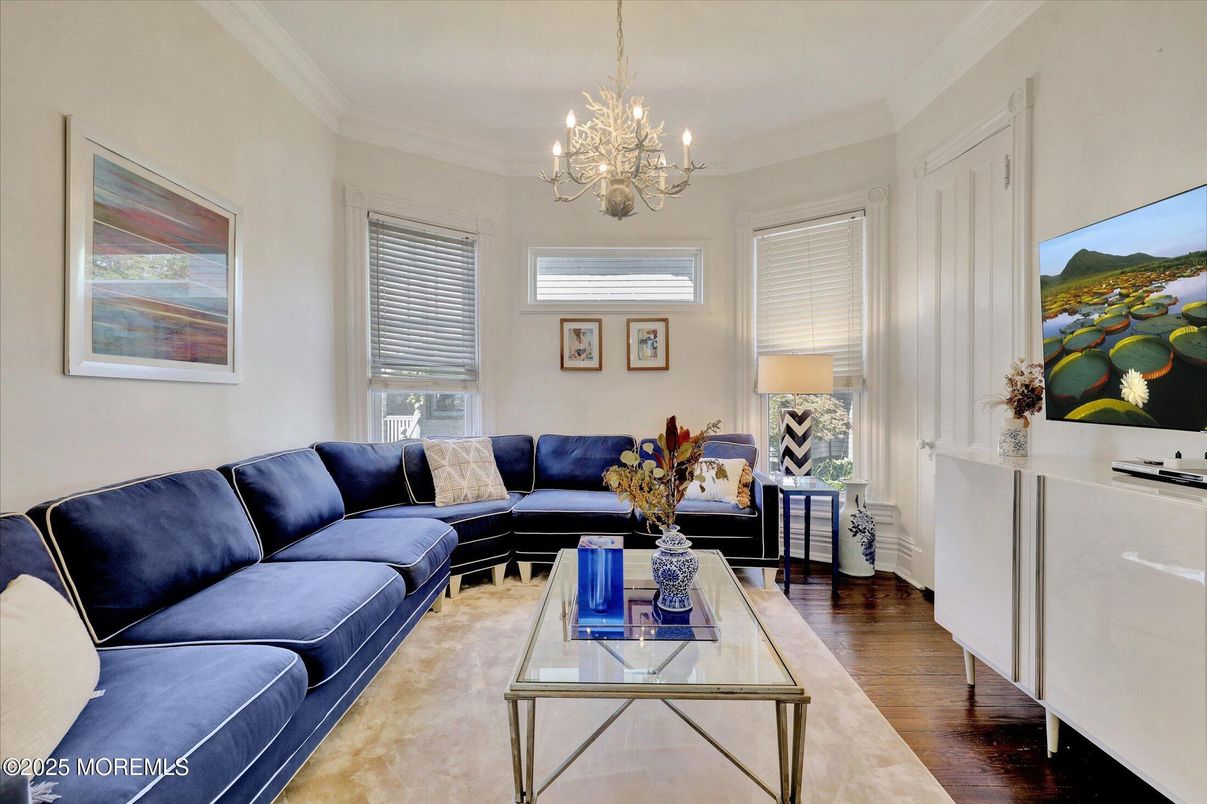 Chandelier, Interior, Living room, Wood Texture Flooring