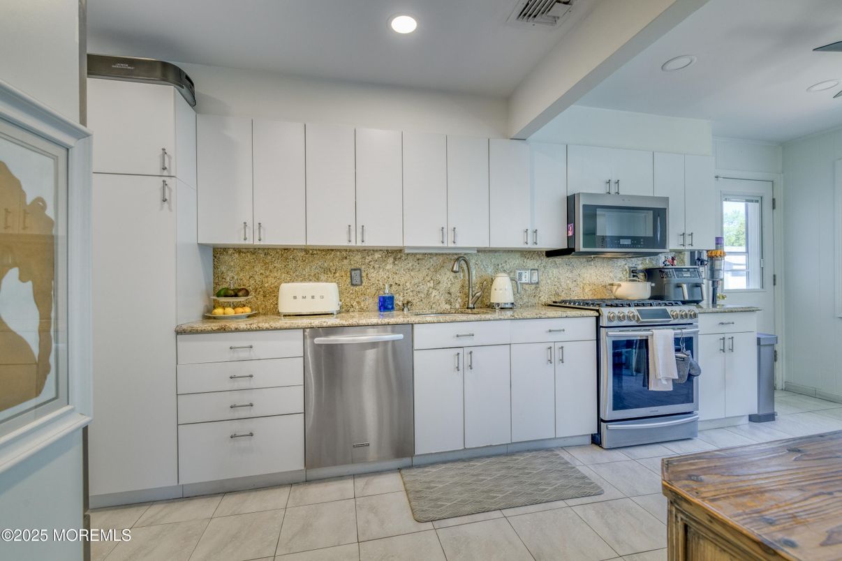 Interior, Kitchen, Recessed Lighting, Stainless Steel Appliances