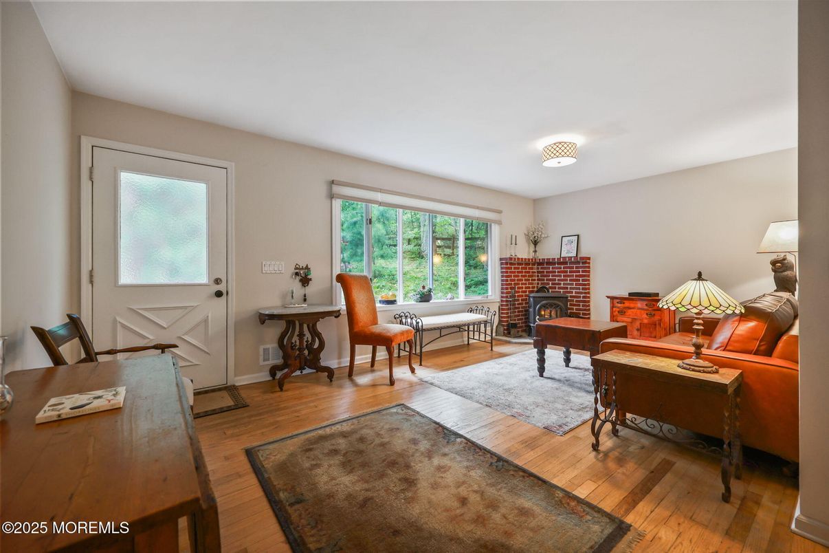 Fireplace, Interior, Wood Texture Flooring