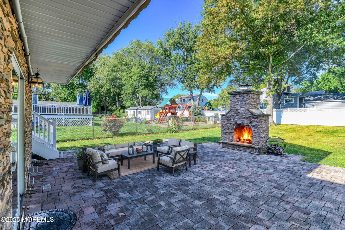 Backyard, Exterior, Fireplace, Playground