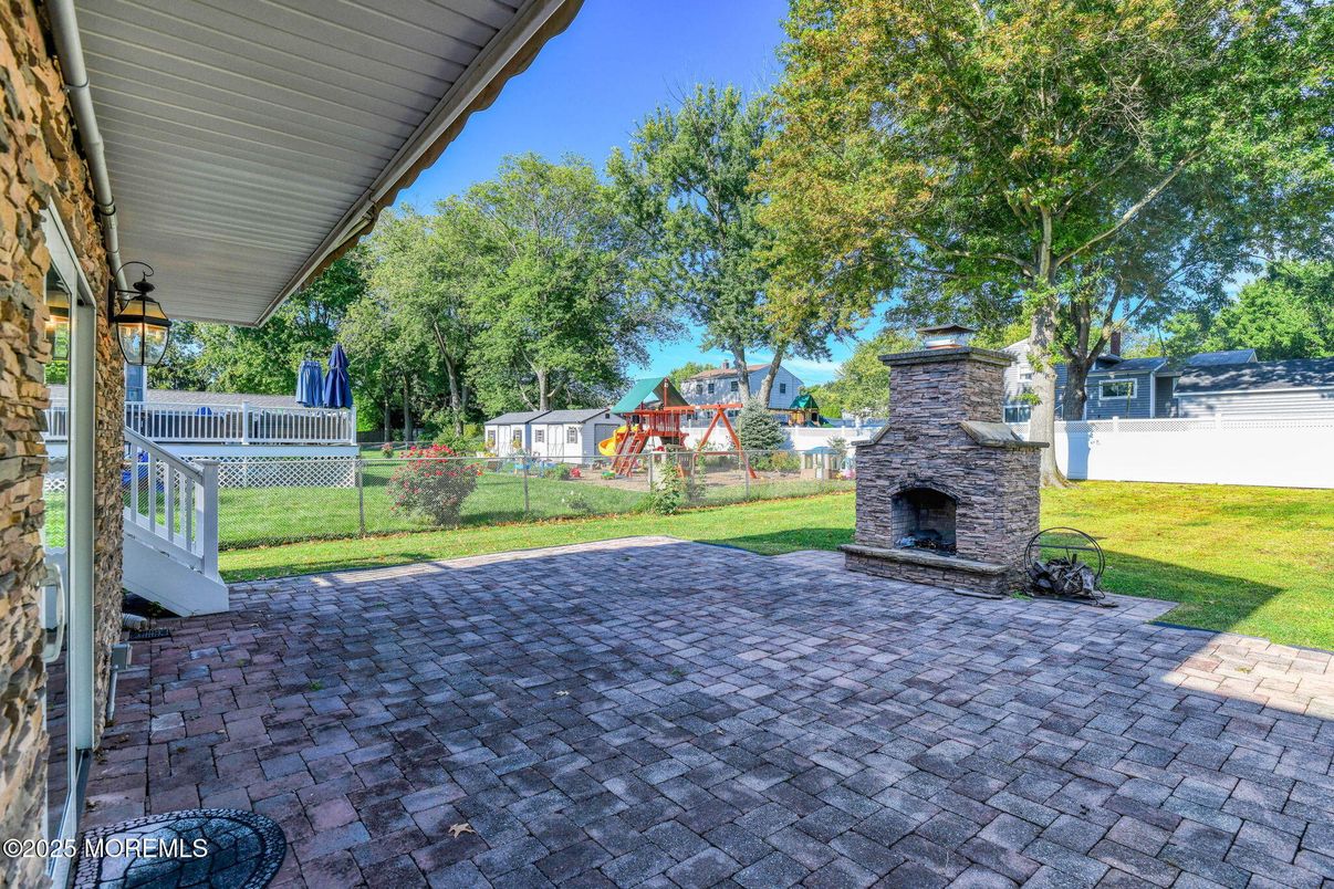 Backyard, Exterior, Fireplace, Playground