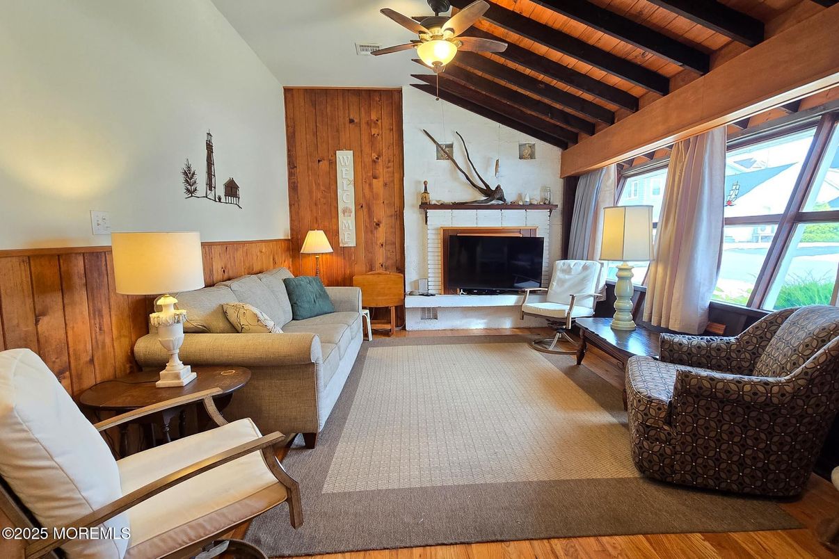 Fireplace, Interior, Living room, Wooden Beams, Wooden Ceilings, Wood Texture Flooring
