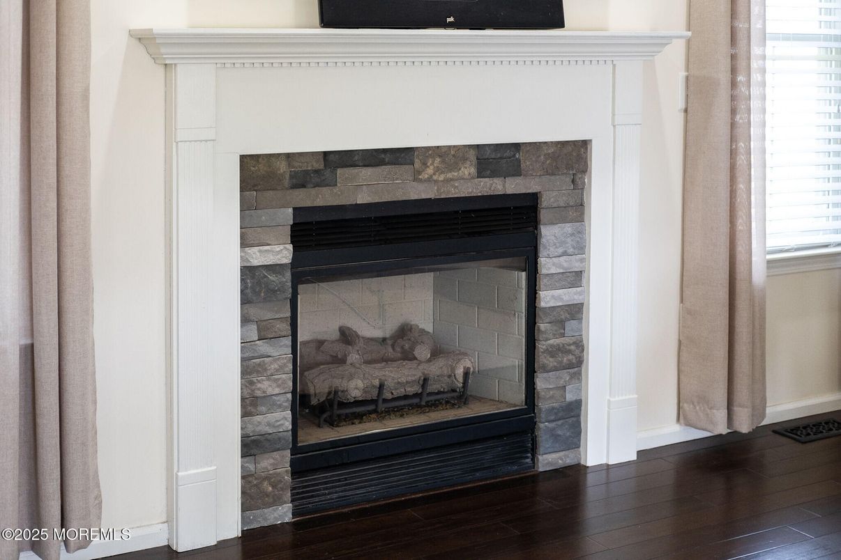 Fireplace, Interior, Wood Texture Flooring