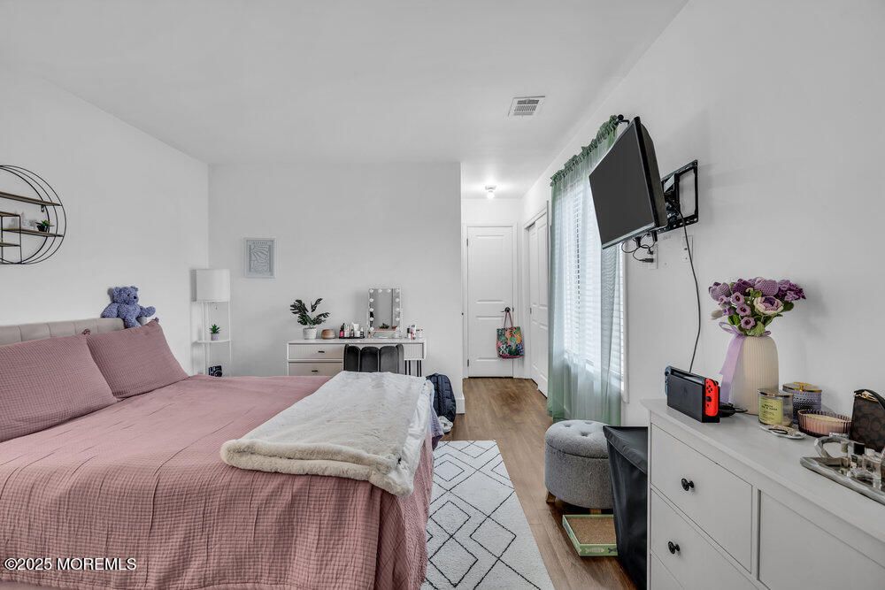 Bedroom, Interior, Wood Texture Flooring
