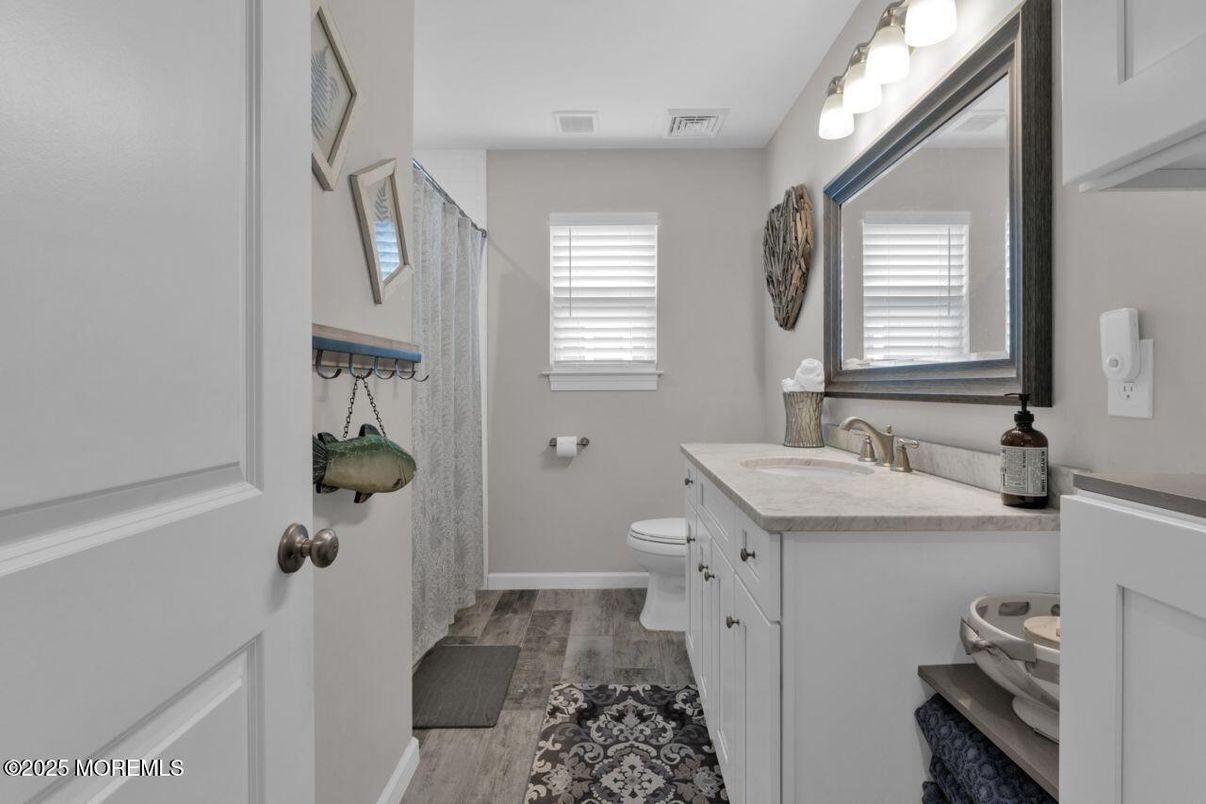 Bathroom, Interior, Wood Texture Flooring