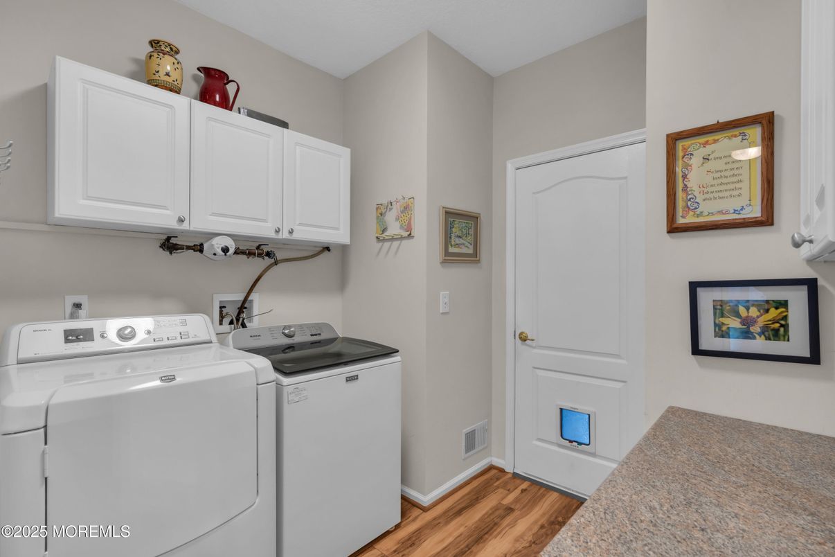 Interior, Washer, Wood Texture Flooring