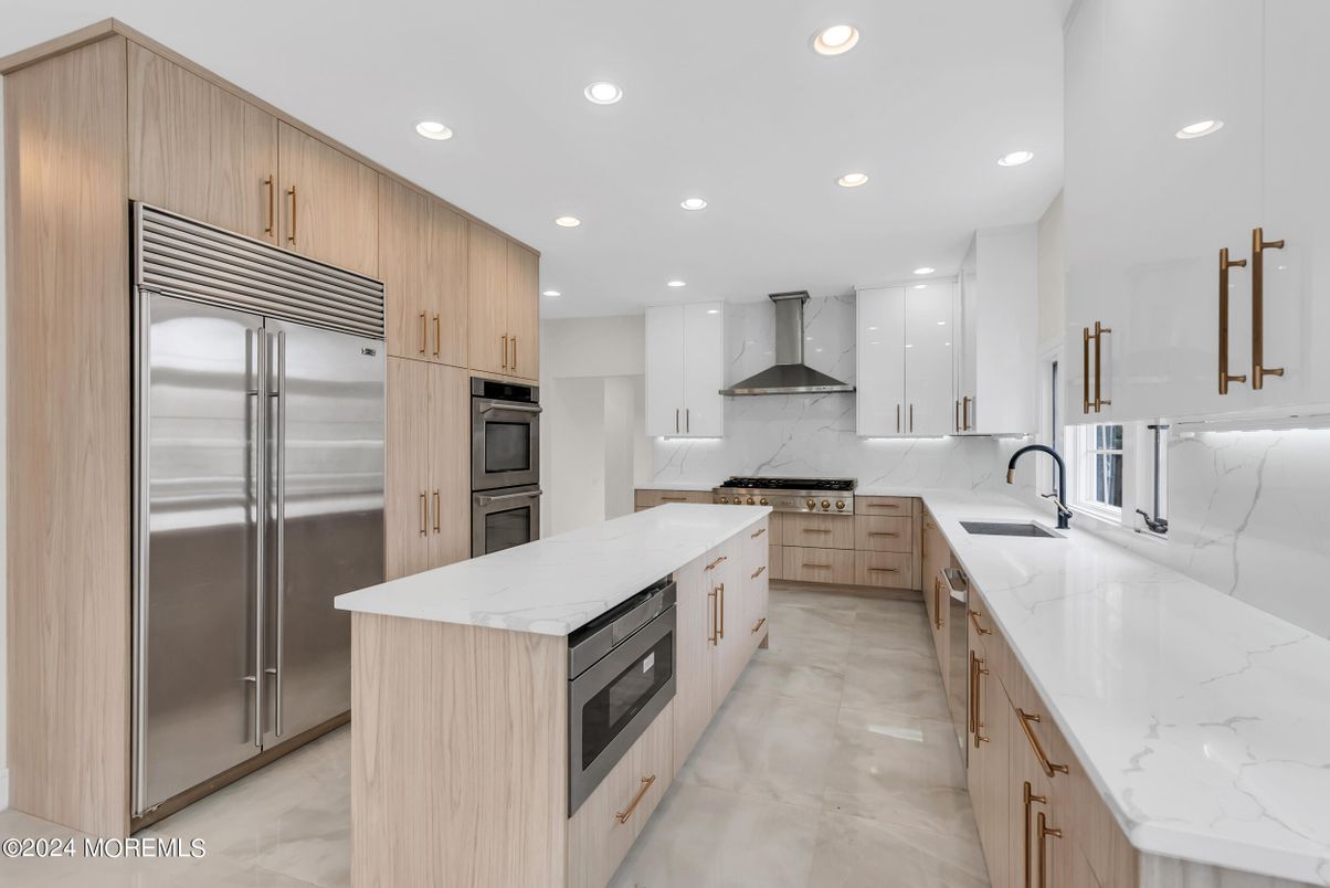 Interior, Kitchen, Recessed Lighting, Stainless Steel Appliances