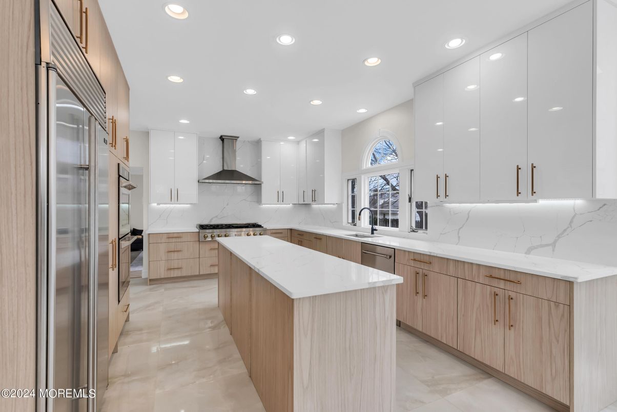 Interior, Kitchen, Recessed Lighting, Stainless Steel Appliances