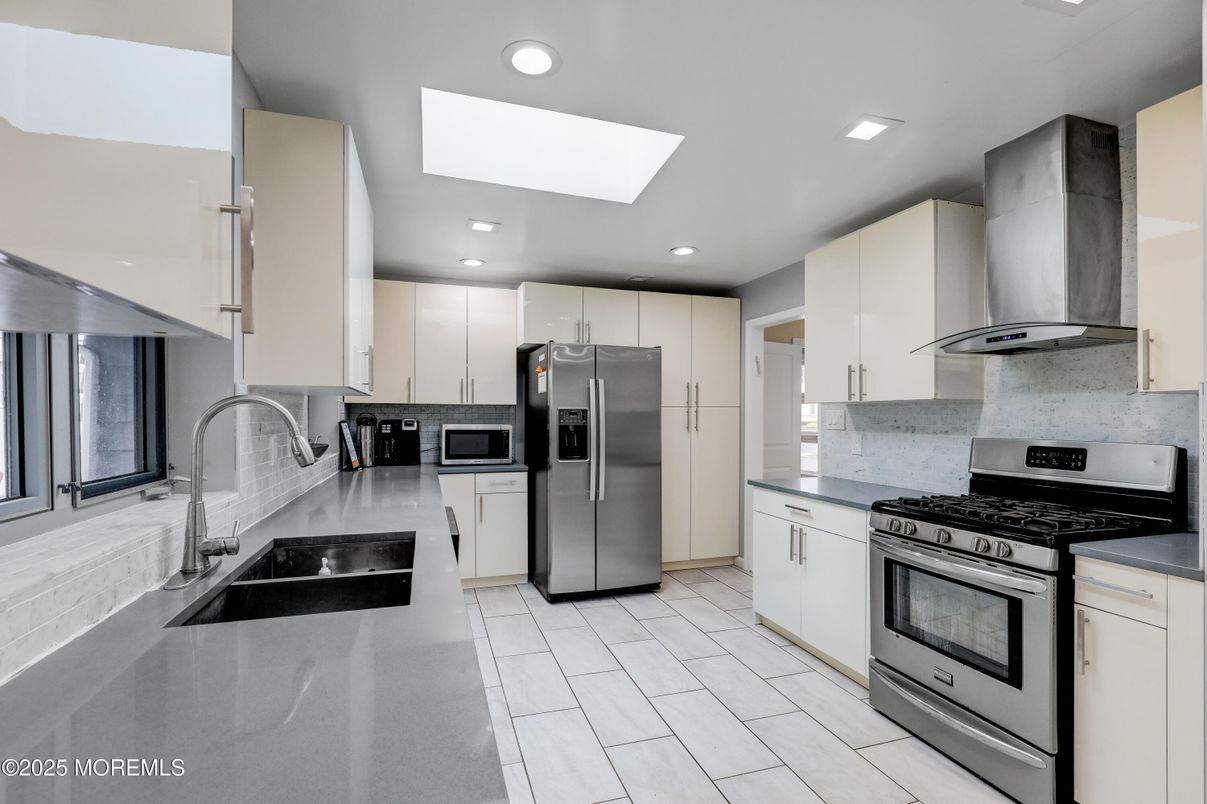 Interior, Kitchen, Recessed Lighting, Stainless Steel Appliances