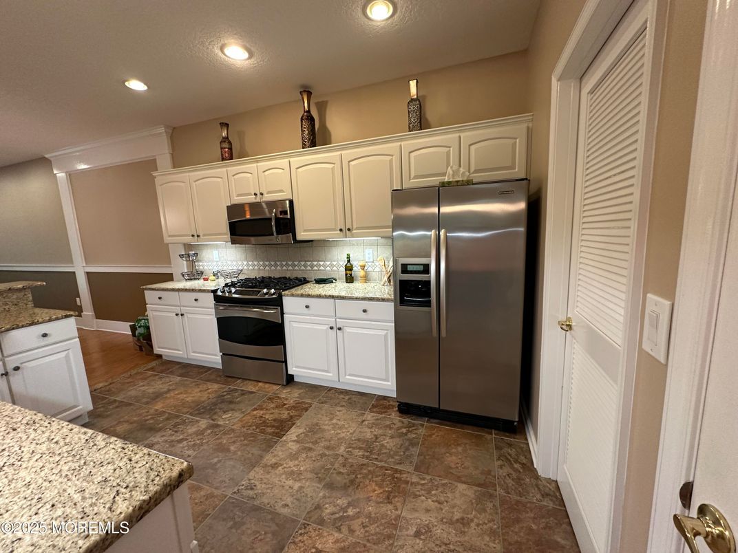 Interior, Kitchen, Recessed Lighting, Stainless Steel Appliances