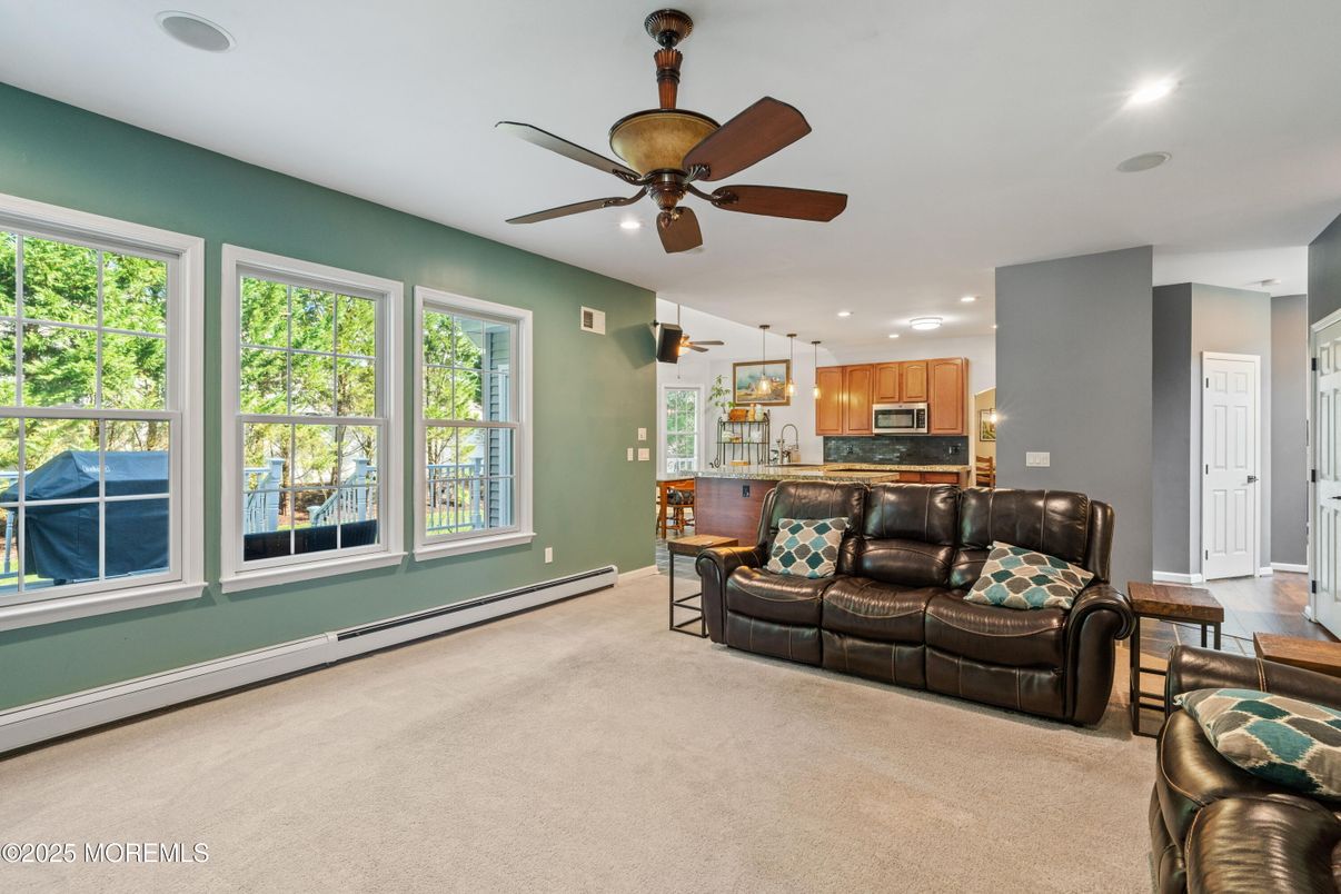 Interior, Kitchen, Living room, Recessed Lighting, Stainless Steel Appliances