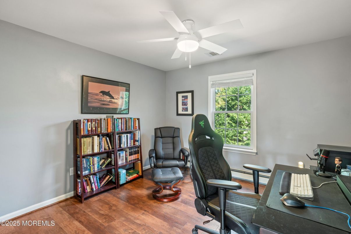 Home Office, Interior, Wood Texture Flooring