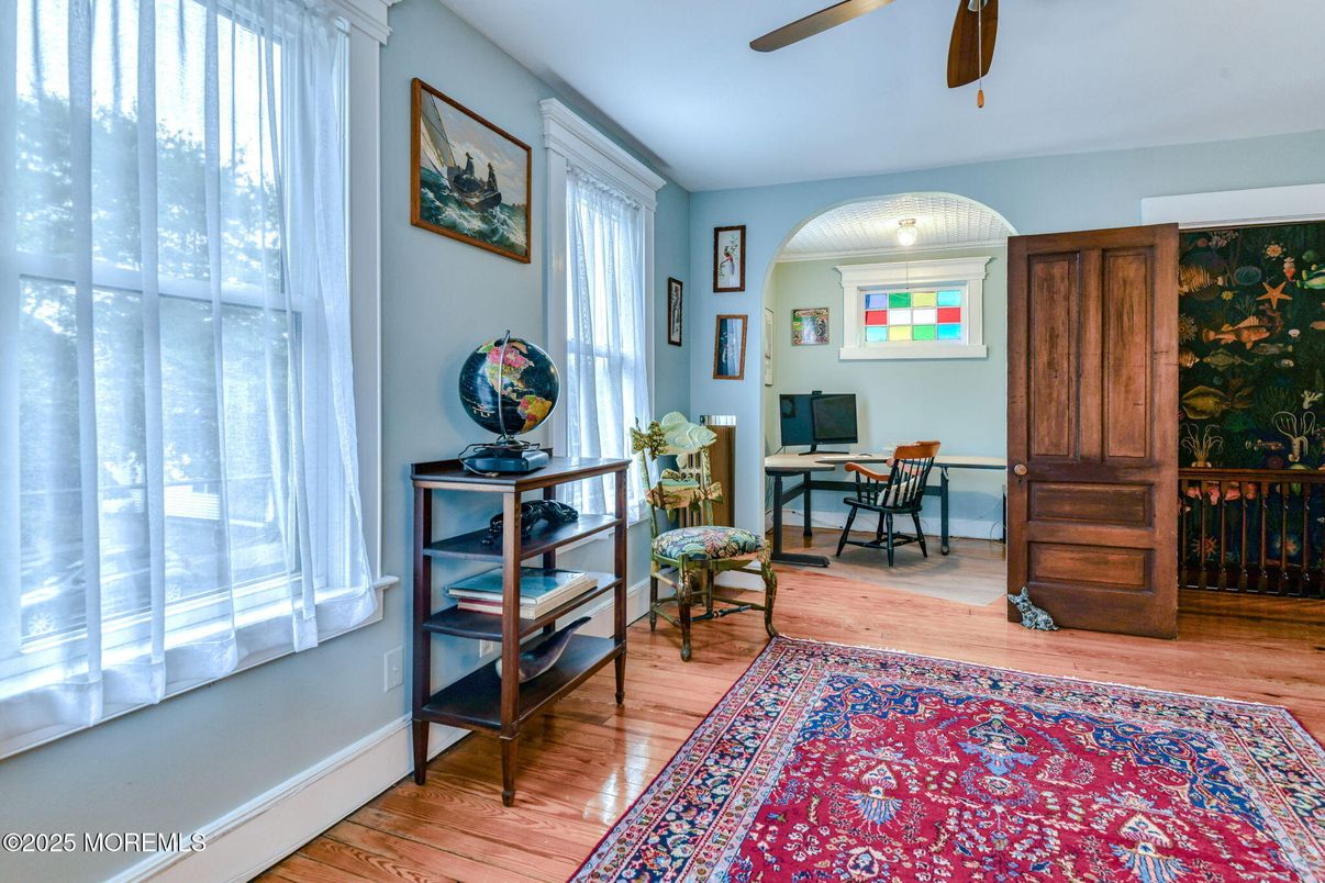 Home Office, Interior, Wood Texture Flooring
