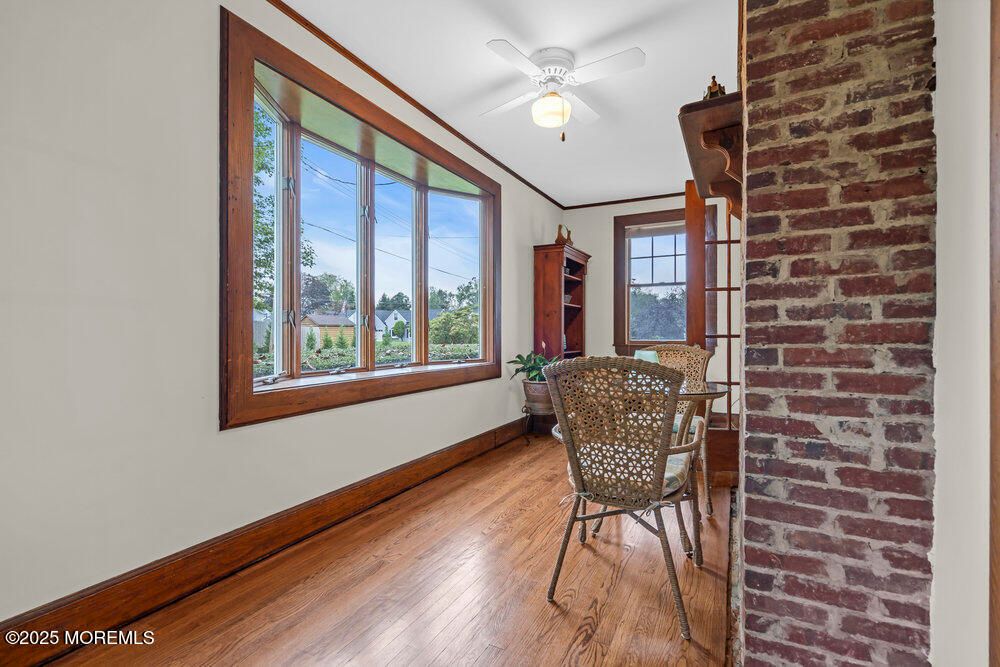 Interior, Stone Walls, Wood Texture Flooring