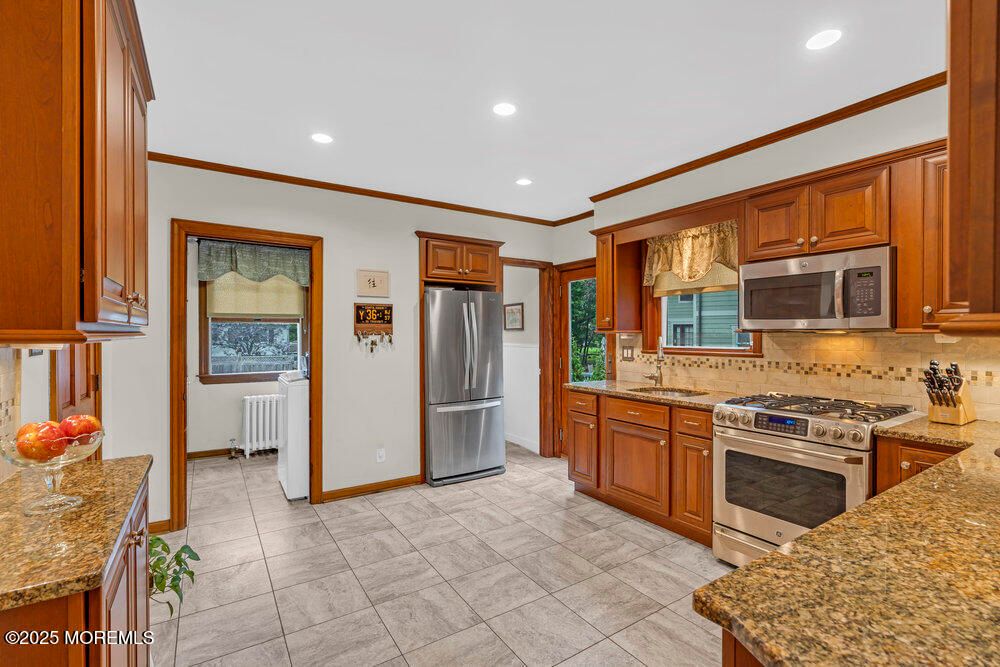 Interior, Kitchen, Recessed Lighting, Stainless Steel Appliances