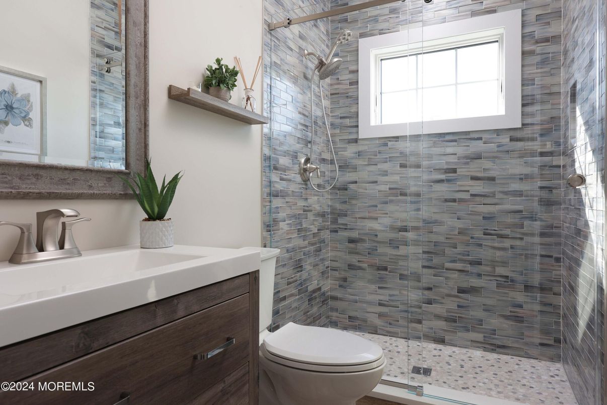 Bathroom, Glass Shower, Interior