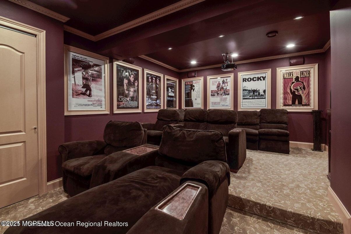 Home Theatre Room, Interior, Recessed Lighting, Theatre Room
