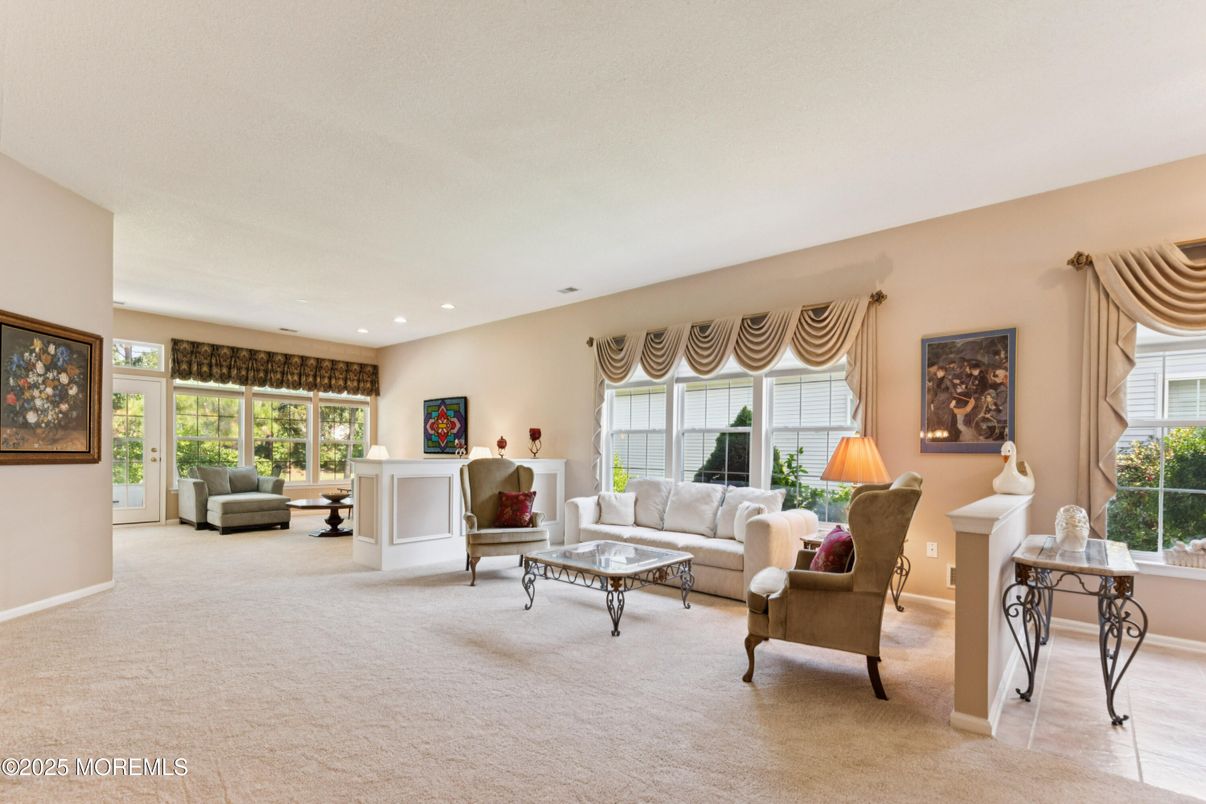 Interior, Living room, Recessed Lighting