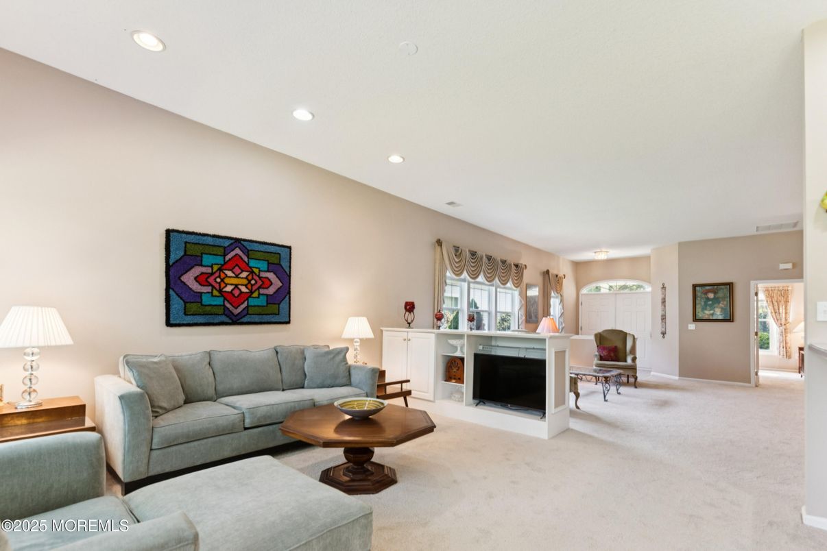 Interior, Living room, Recessed Lighting