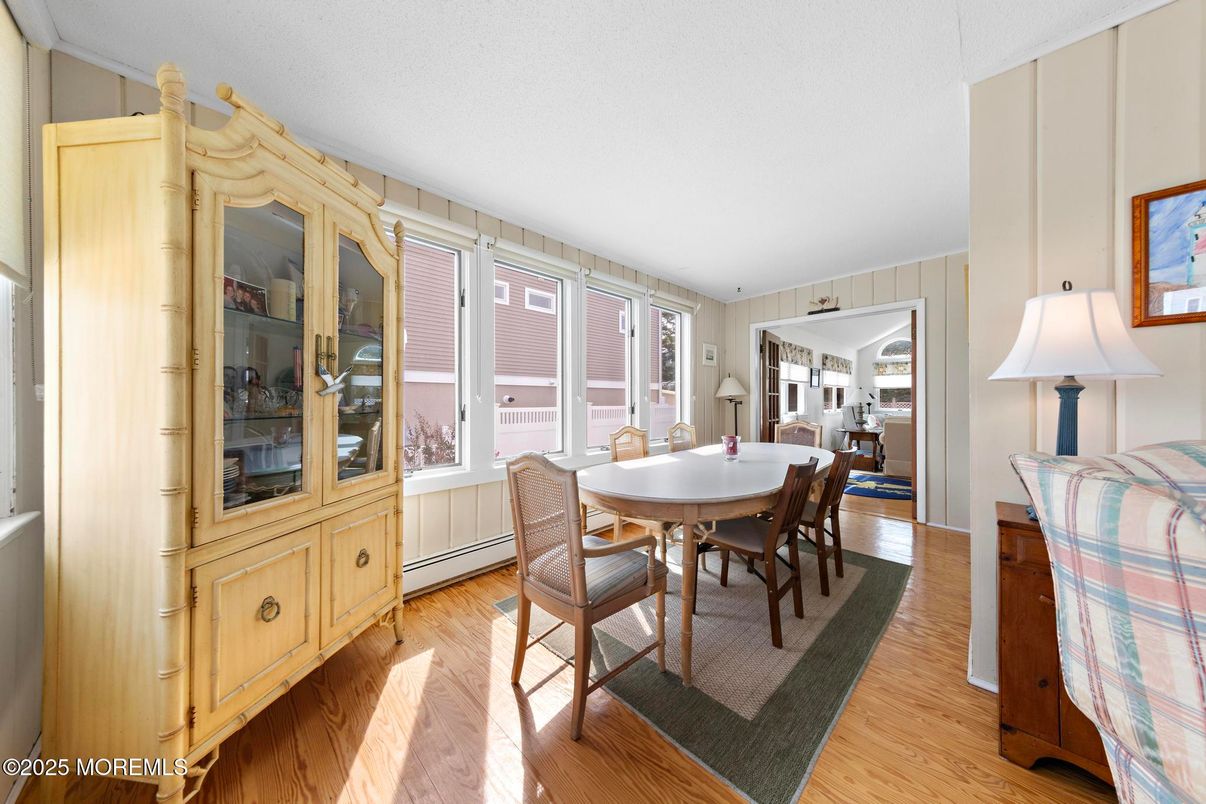 Dining room, Interior, Wood Texture Flooring