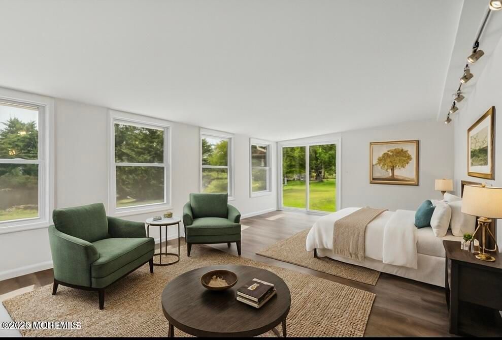 Bedroom, Interior, Wood Texture Flooring