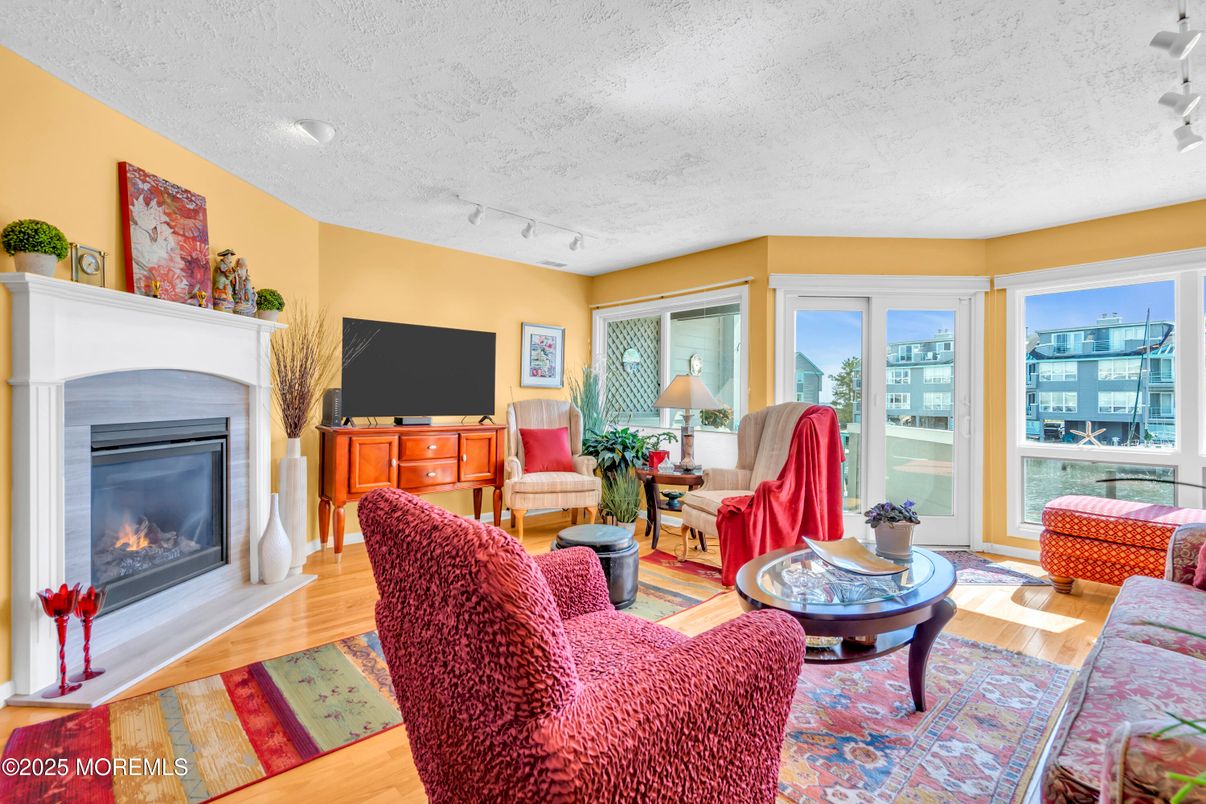 Fireplace, Interior, Living room, Wood Texture Flooring