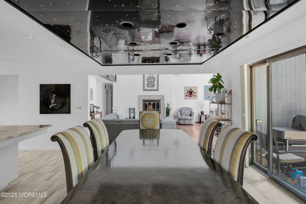 Dining room, Interior, Wood Texture Flooring