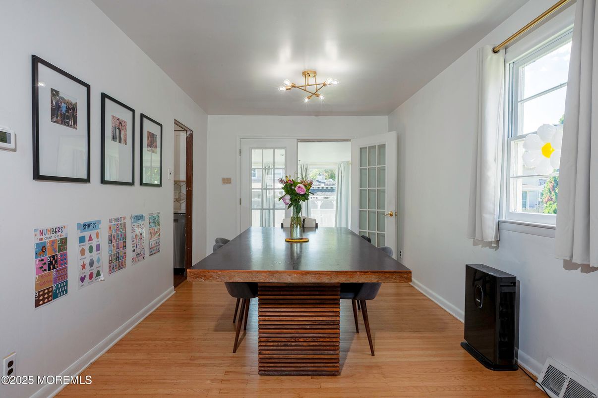 Dining room, Interior, Wood Texture Flooring