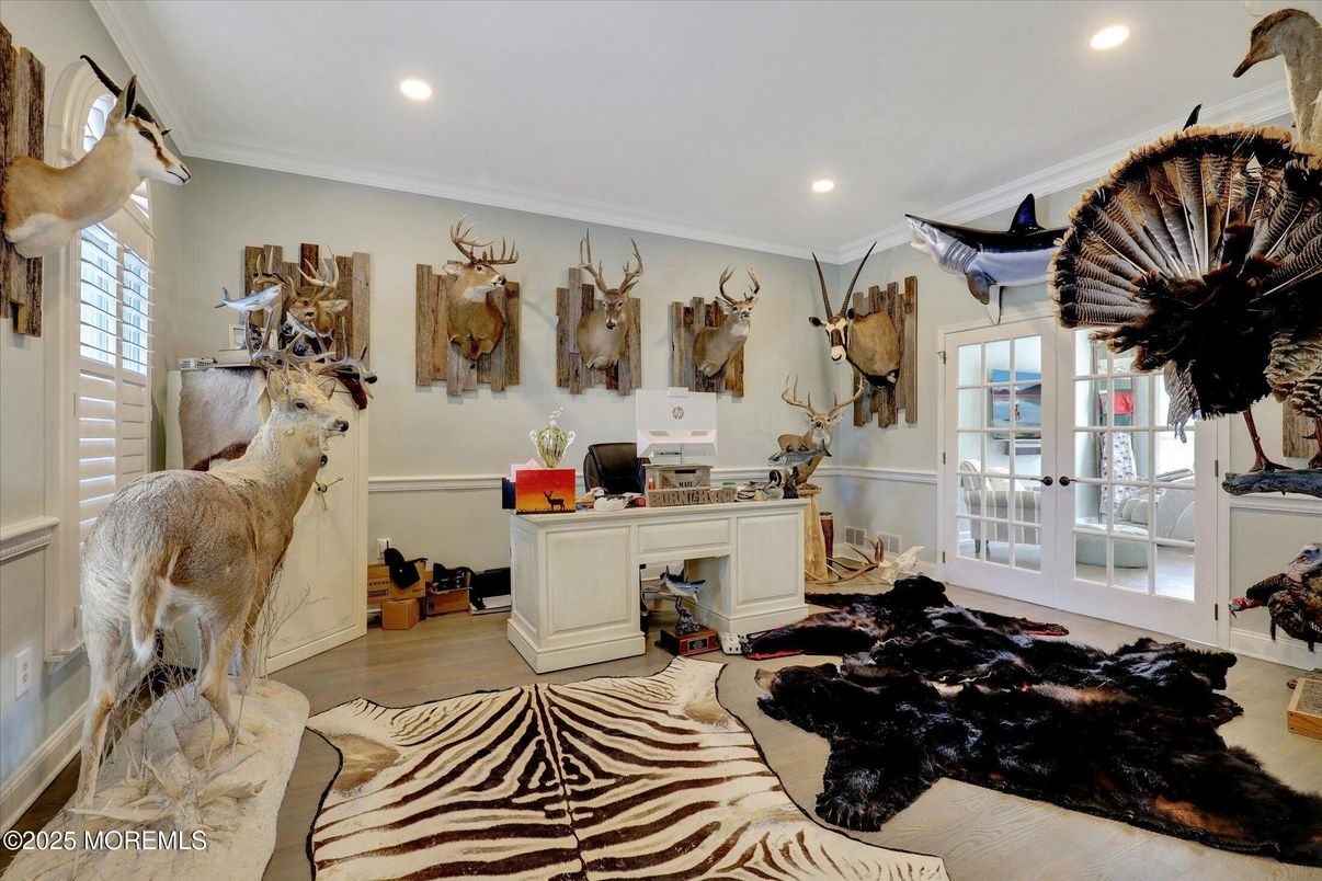 Home Office, Interior, Recessed Lighting