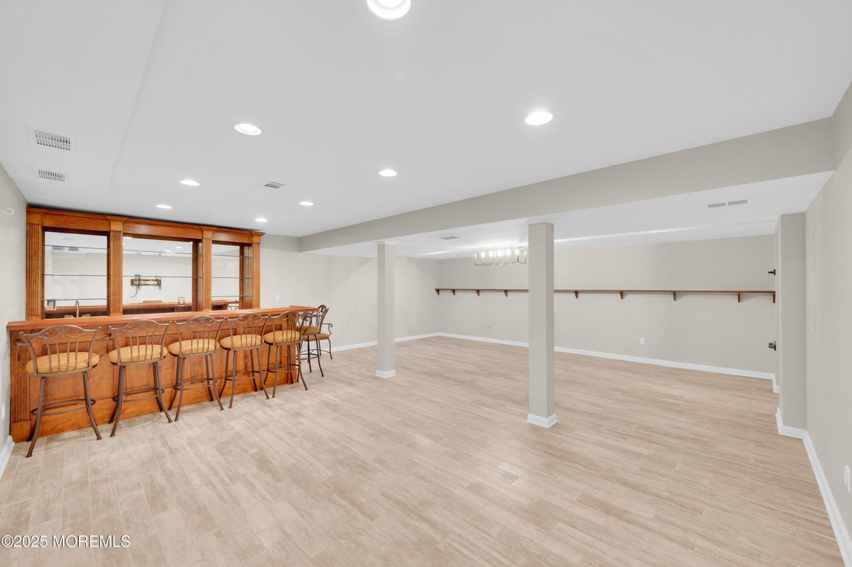 Chandelier, Interior, Recessed Lighting, Wood Texture Flooring
