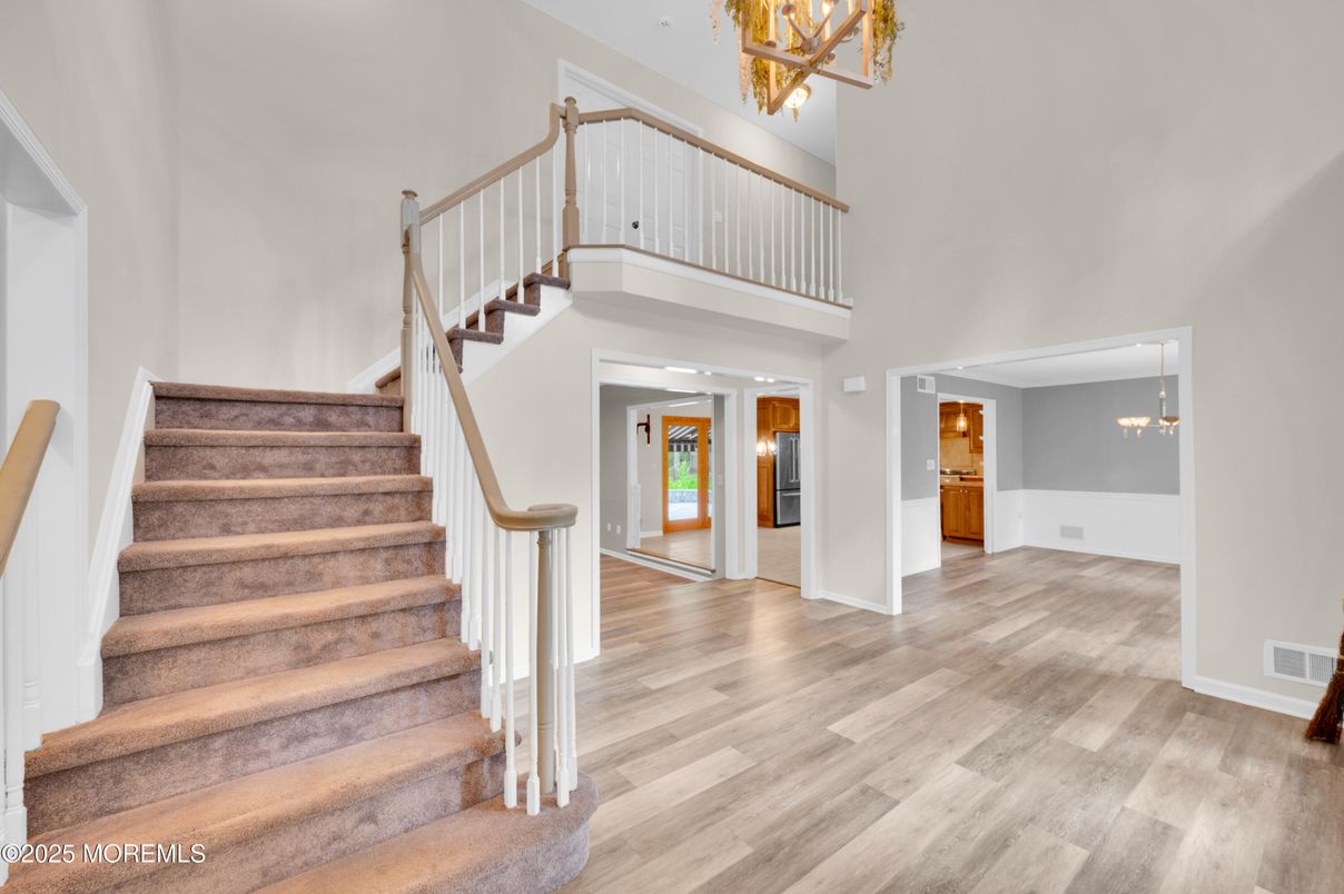 Chandelier, Interior, Pendant Lights, Wood Texture Flooring