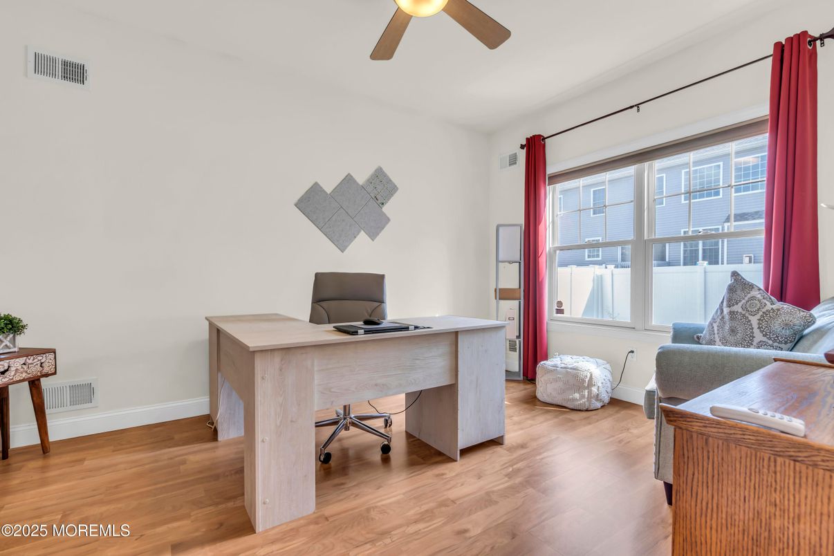 Home Office, Interior, Wood Texture Flooring