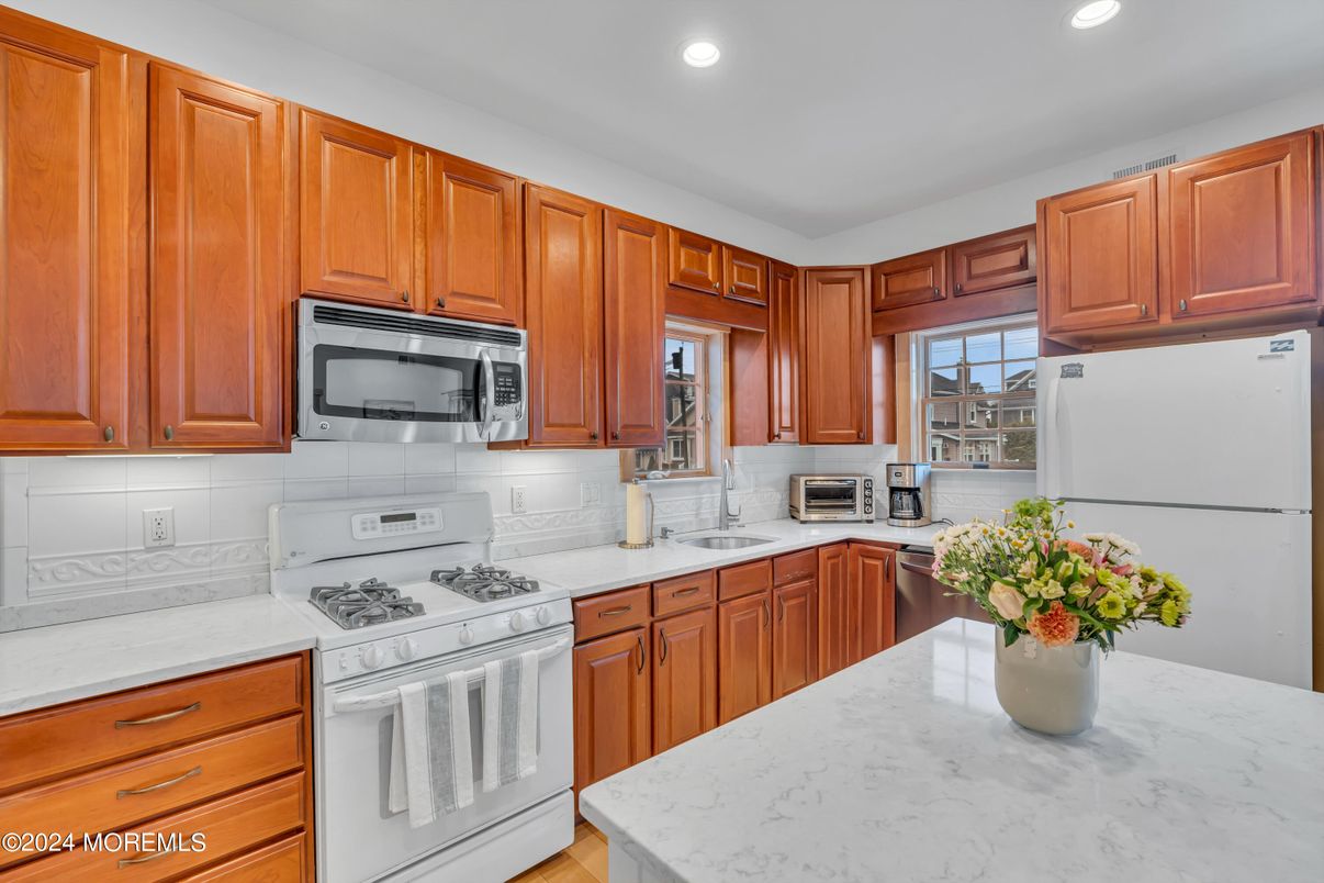 Interior, Kitchen, Recessed Lighting, Stainless Steel Appliances