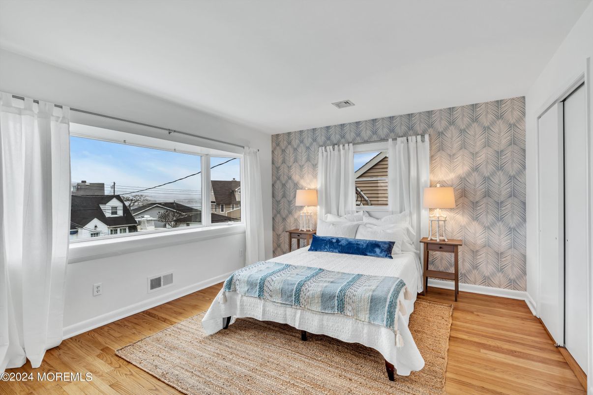 Bedroom, Interior, Wood Texture Flooring