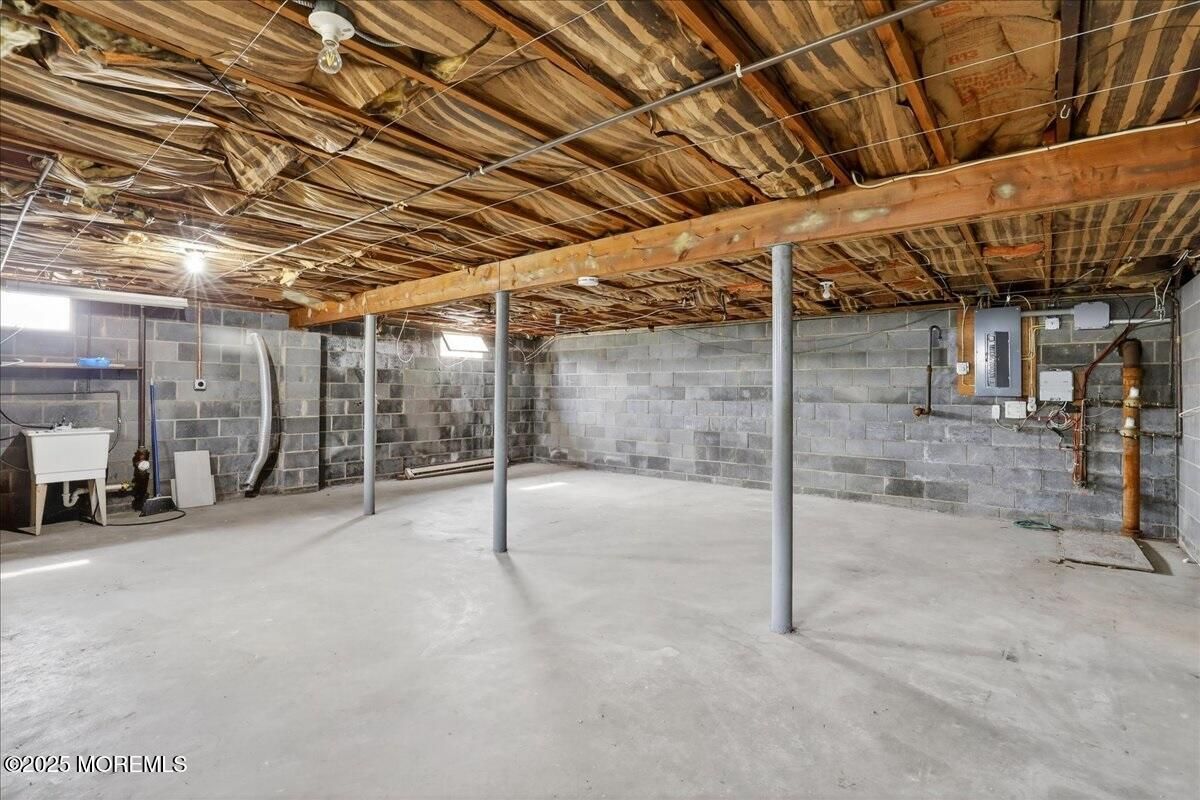 Interior, Stone Walls, Wooden Beams