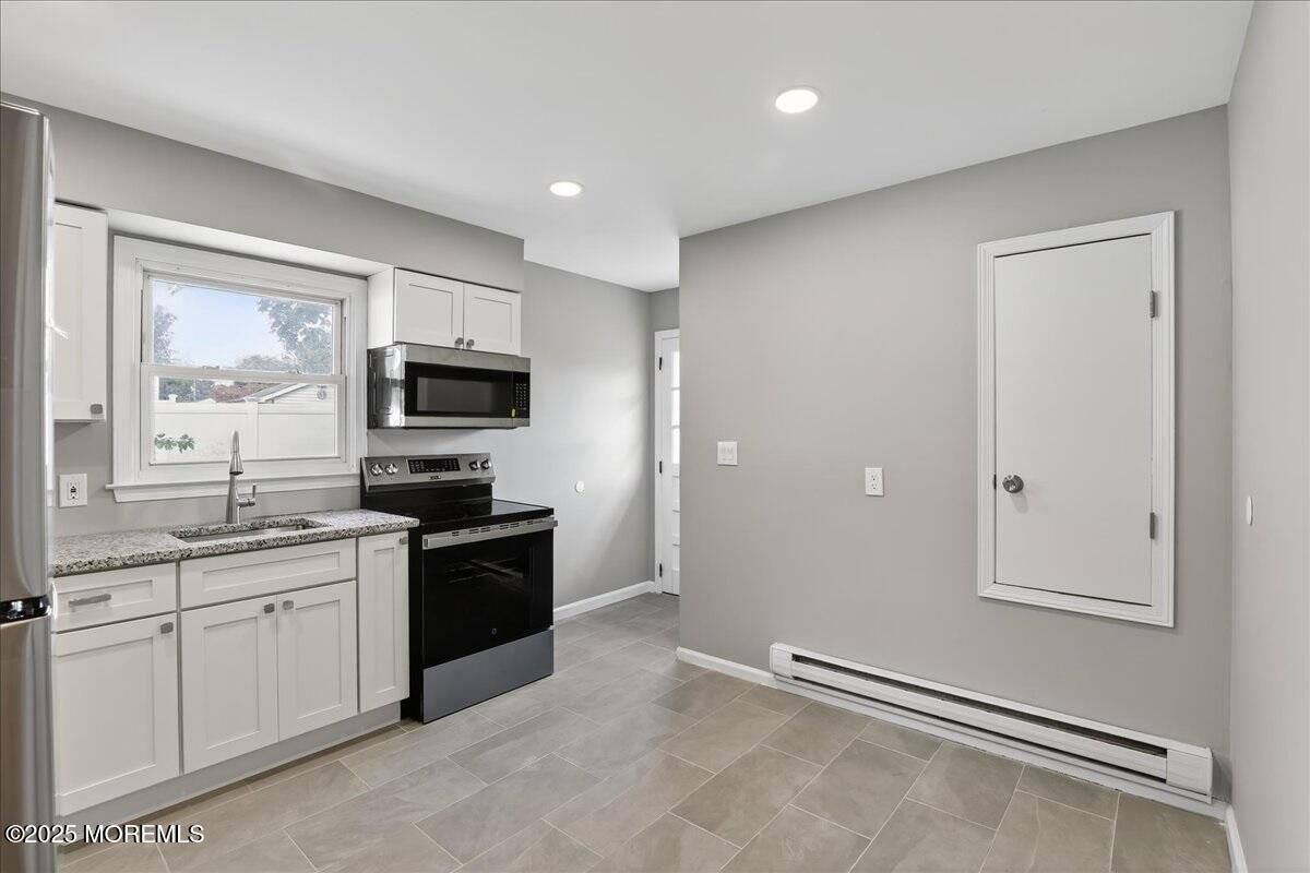 Interior, Kitchen, Recessed Lighting, Stainless Steel Appliances