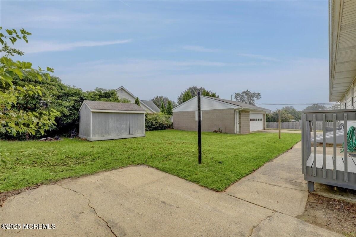 Backyard, Detached Garage, Exterior
