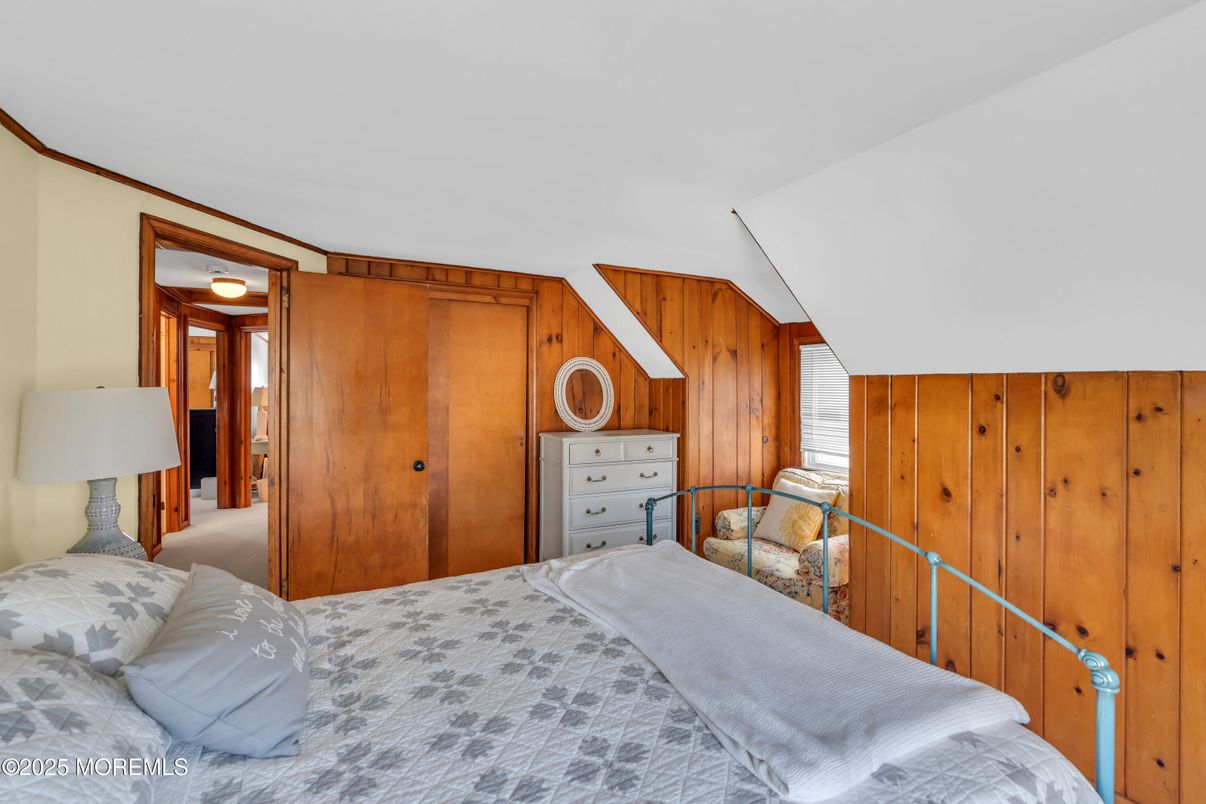 Bedroom, Interior, Wooden Walls